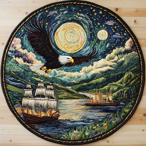 Eagle Dream CW2205422CL Quilted Round Mat