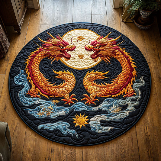 Moonlit Celestial CP2407054CL Quilted Round Mat
