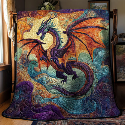 Dragon Abstract WY0602133CL Quilt