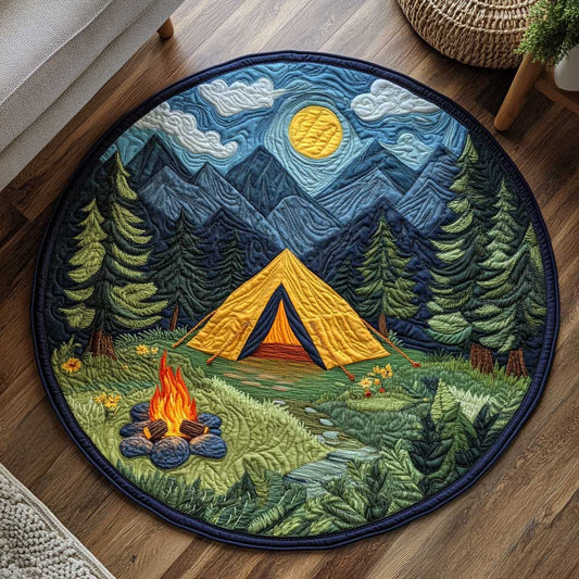 Moonlit Camp WN1803072CL Quilted Round Mat