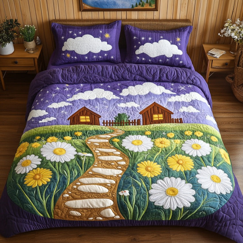 Purple Field XR1509001CL Duvet Cover Set