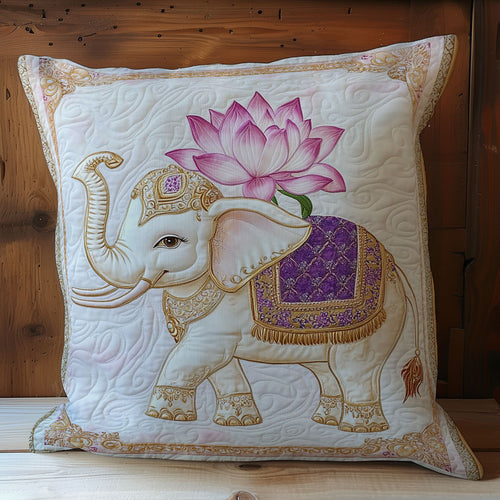 Lotus And Elephant WY1102101CL Quilt Pillow Case