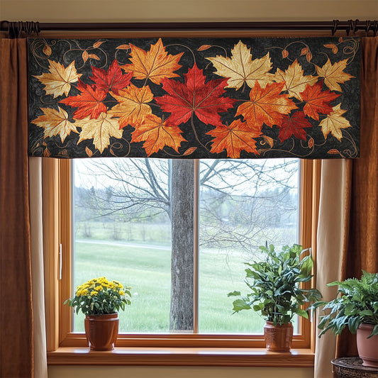 Rustic Emberfall WN2807112CL Quilted Valance