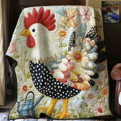 Chicken Charm WJ3012007CL Quilt