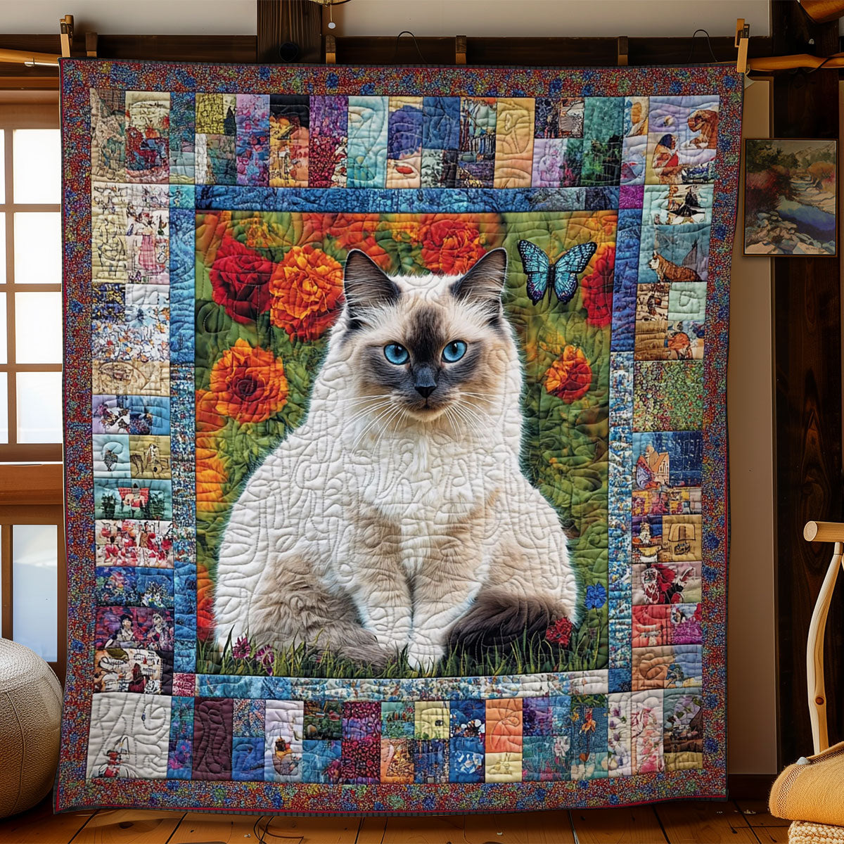 Butterfly Ragdoll WN2006002CL Quilt