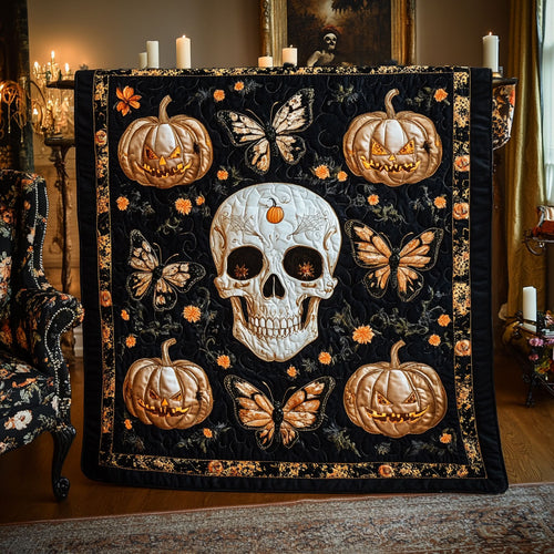 Shadowed Heart Skull WN1308112CL Quilt