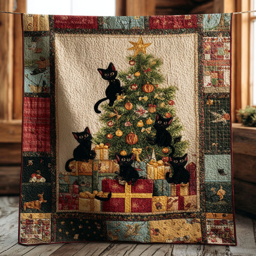Black Cat Christmas Gifts WN0711002CL Quilt