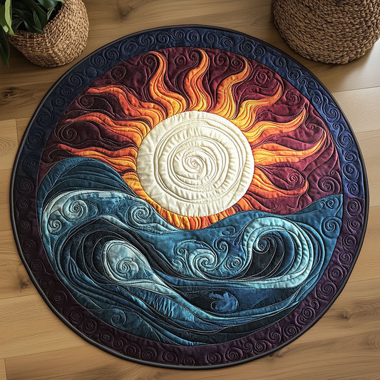 Mystic Sun WY2003122CL Quilted Round Mat
