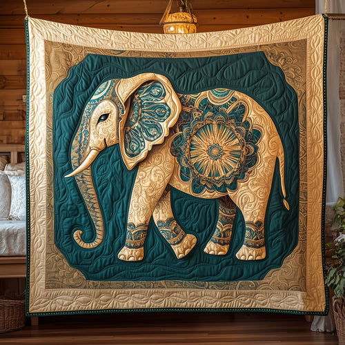 Mandala Elephant of Wisdom LT0910002CL Quilt