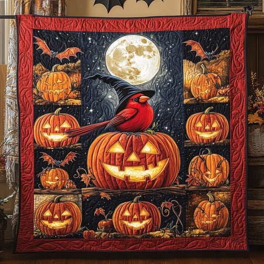 Spooky Night Cardinal WY0608079CL Quilt
