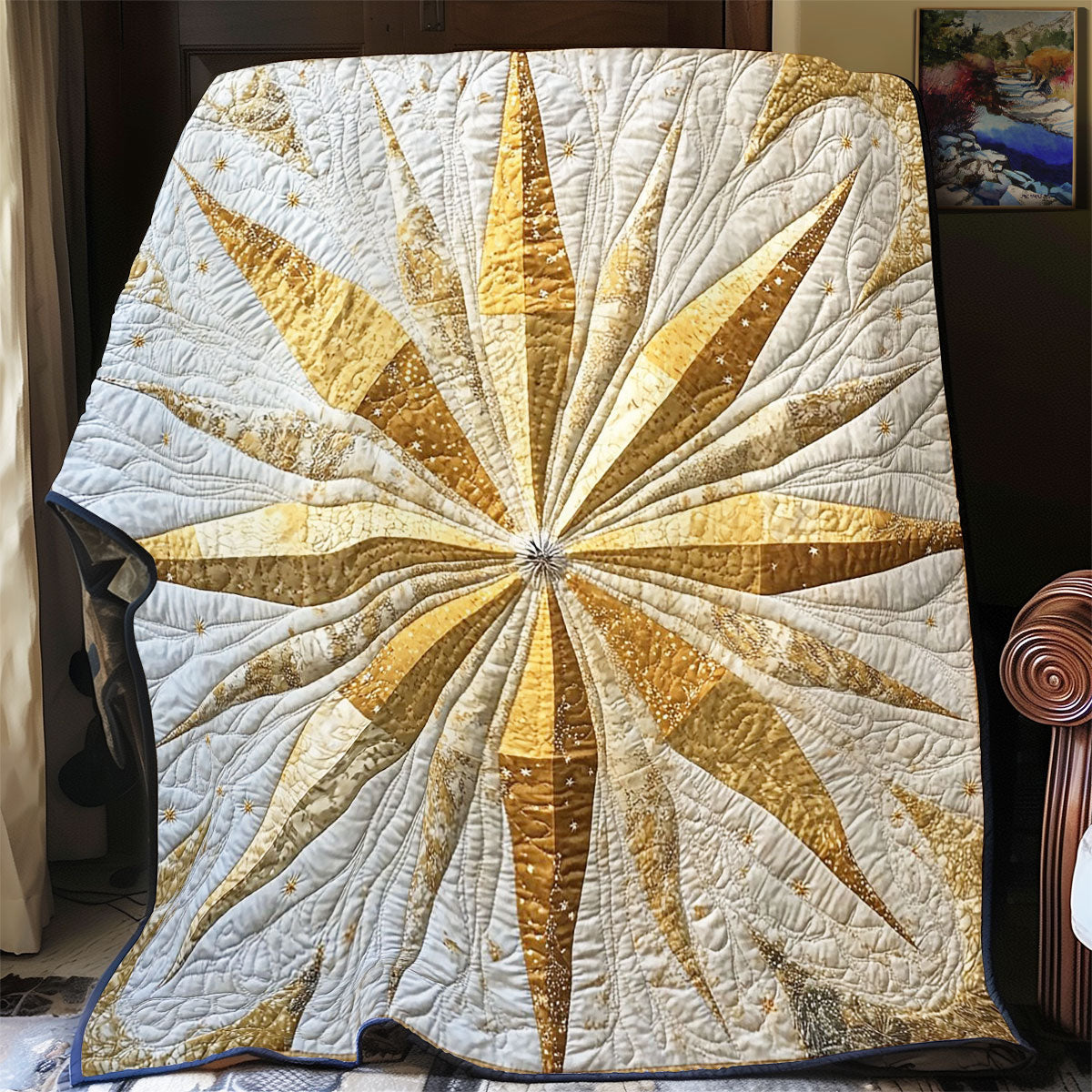 Royal Native American Star WY2103050CL Quilt