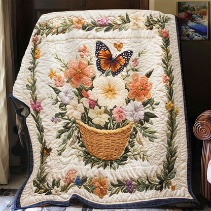 Flower Basket WX1701048CL Quilt