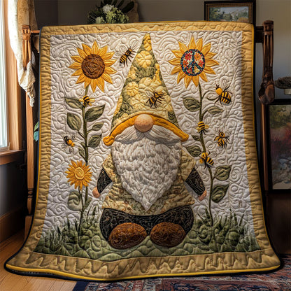 Bee Friendly Gnome WN1411061CL Quilt