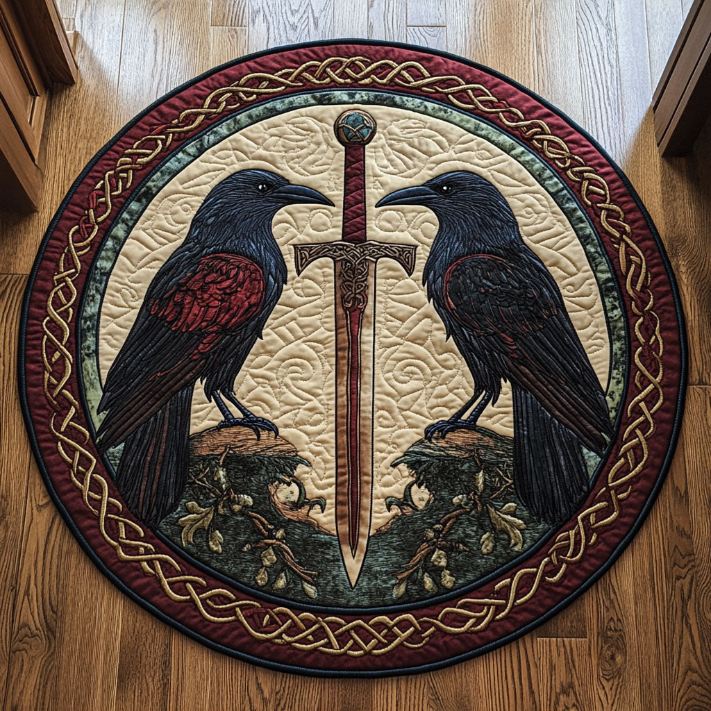 Raven Blade WP0104004CL Quilted Round Mat