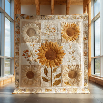 Golden Petal CW1408052CL Quilt
