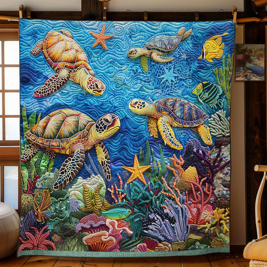 Sea Turtle WJ1909012CL Quilt