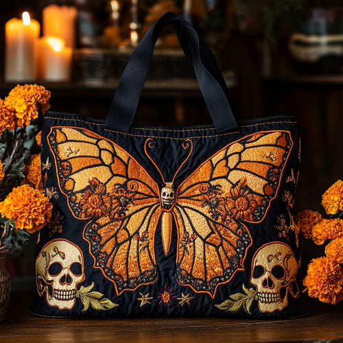 Sacred Butterfly Spirit CW0910057CL Quilted Tote Bag