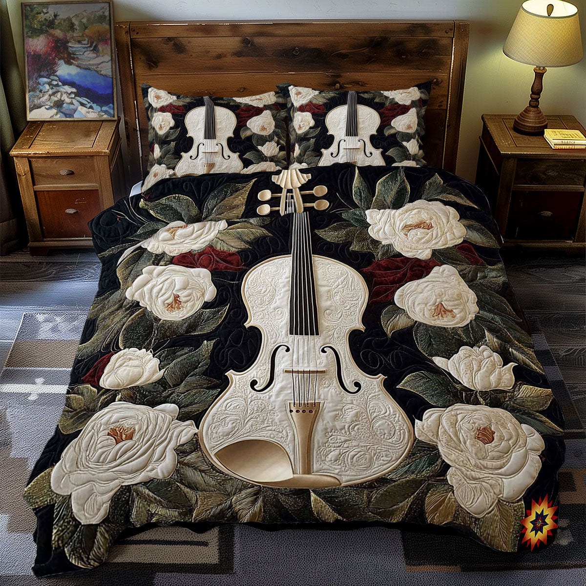 White Violin WY0312087CL Duvet Cover Set