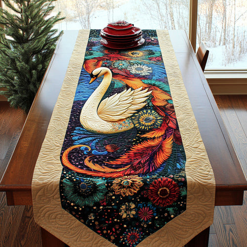 The Painted Swan WJ2310312CL Quilted Table Runner