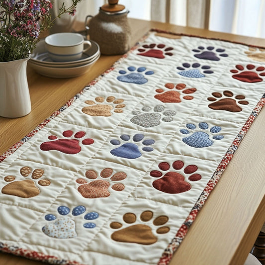 Paw Parade CW1805043CL Quilted Table Runner