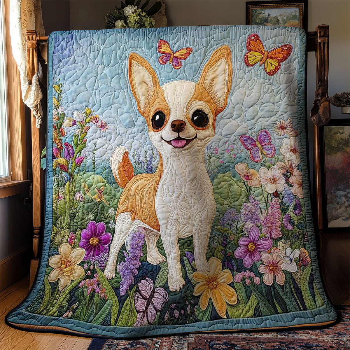 Chihuahua Meadow WN2403020CL Quilt