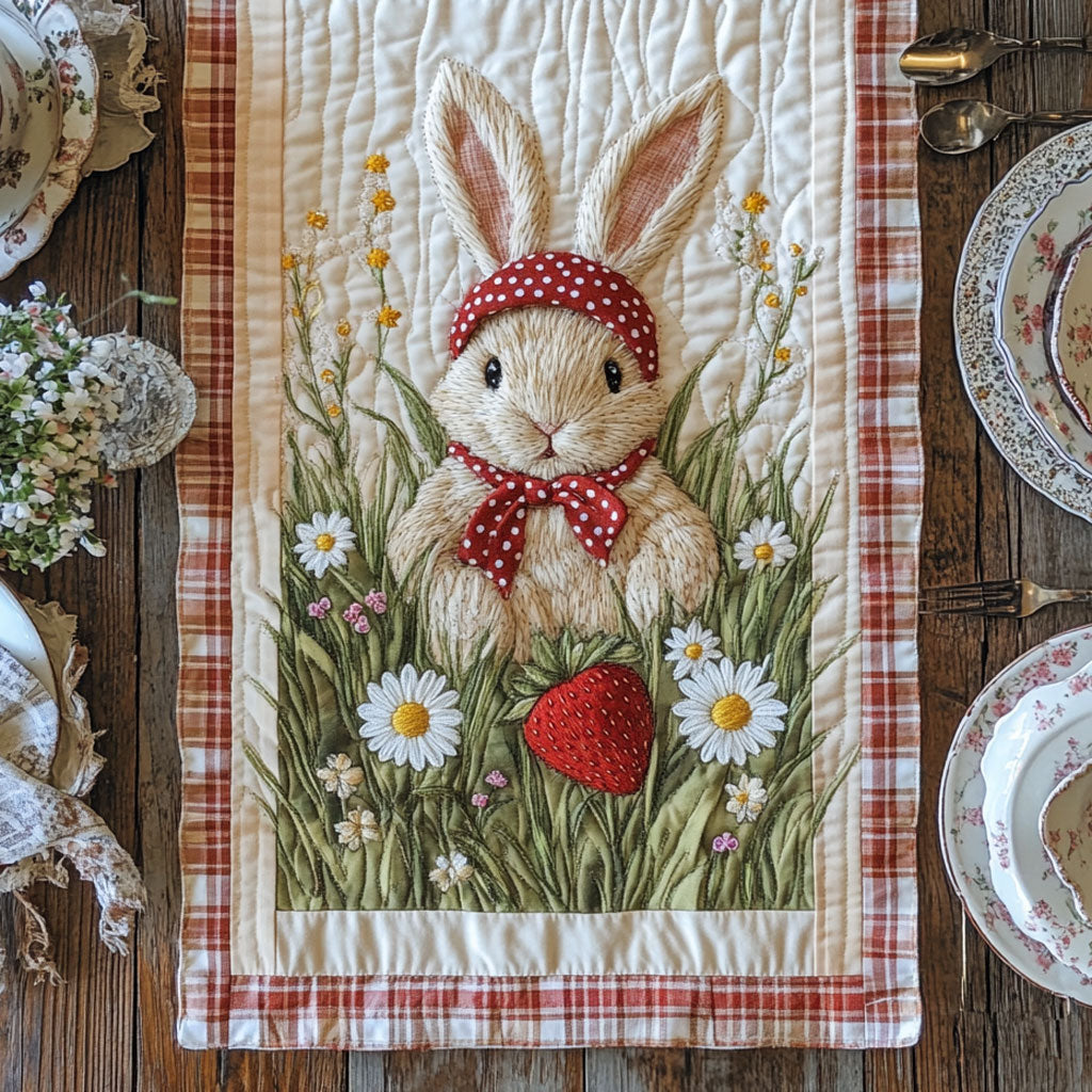 Wildflower Bunny WN1807102CL Quilted Table Runner