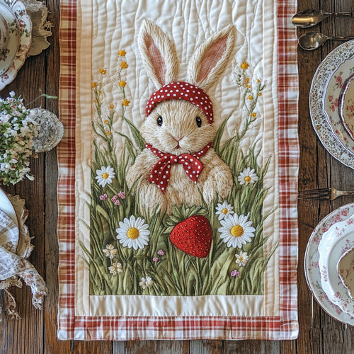 Wildflower Bunny WN1807102CL Quilted Table Runner