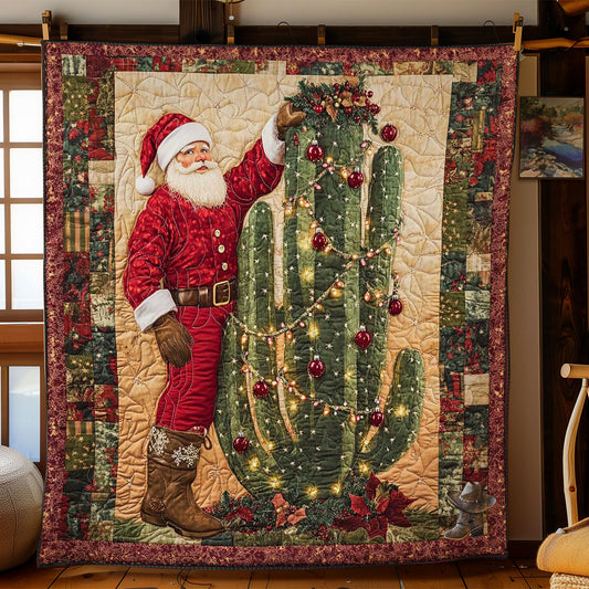 Santa And Cactus Magic WN2211055CL Quilt