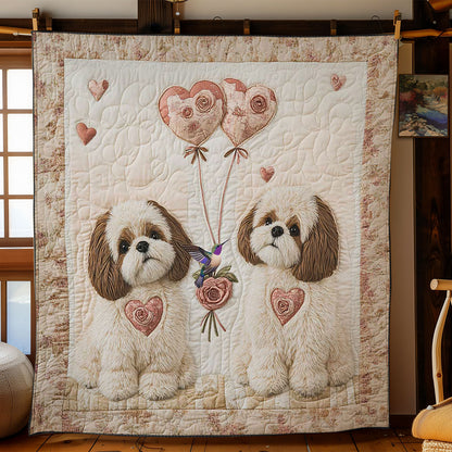 Shih Tzu Love WN2412016CL Quilt