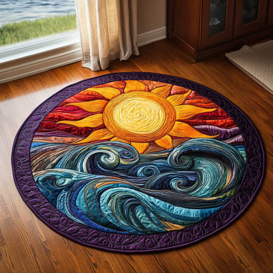 Celestial Swirl WN1903121CL Quilted Round Mat