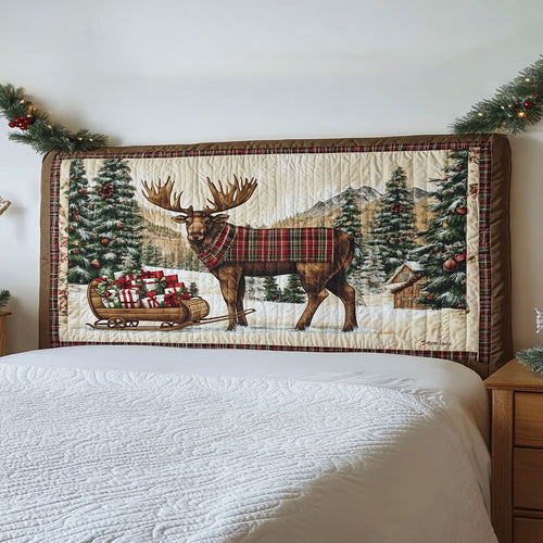 Evergreen Moose WN3012012CL Quilted Headboard Slipcover