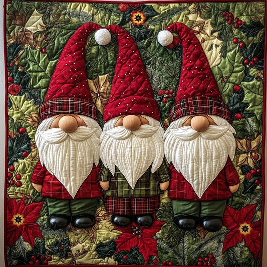 Christmas Gnomes XR1712013CL Quilt