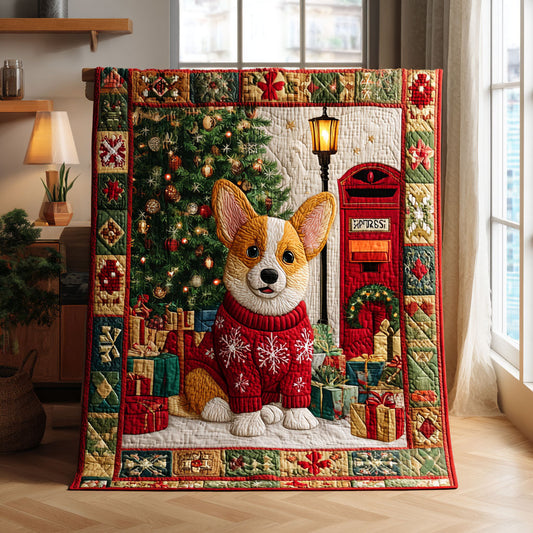 Cozy Corgi CW2708045CL Quilt