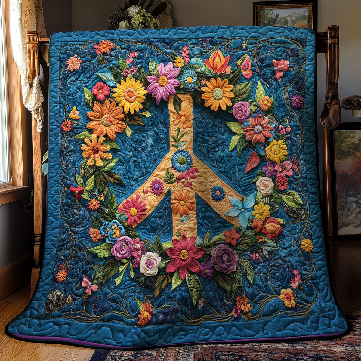 Floral Peace WN0901049CL Quilt