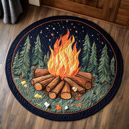 Camp Fire CQ1405017CL Quilted Round Mat