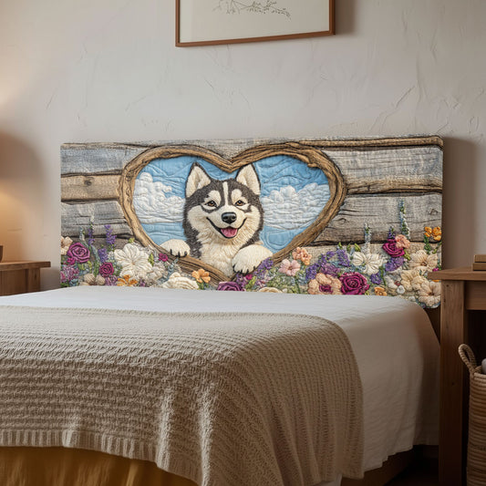 Husky Smile CW2012025CL Quilted Headboard Slipcover