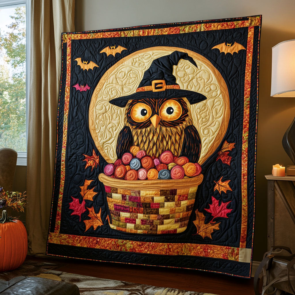 Owl And Candy Basket DH2309022CL Quilt
