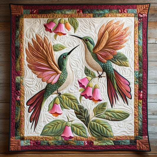 Hummingbird Bloom CW3006022CL Quilt