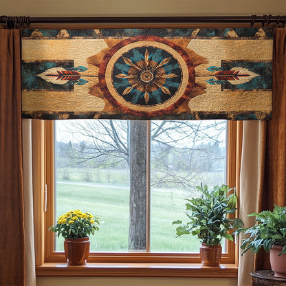 Native Spiral Motion WN1407095CL Quilted Valance