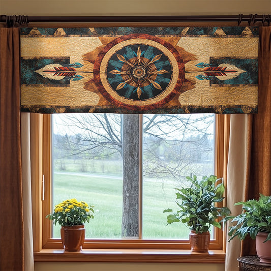 Native Spiral Motion WN1407095CL Quilted Valance