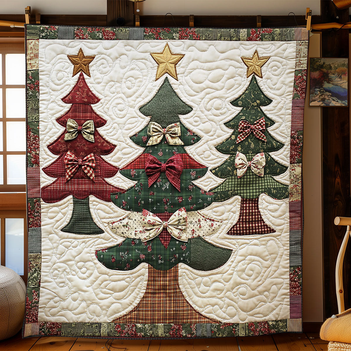 Festive Pines CP1311011CL Quilt