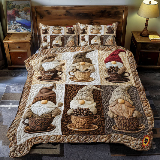 Coffee Time Of Gnome WY2712086CL Duvet Cover Set