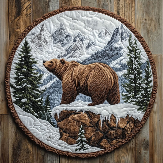Bear Mountain CW2105291CL Quilted Round Mat