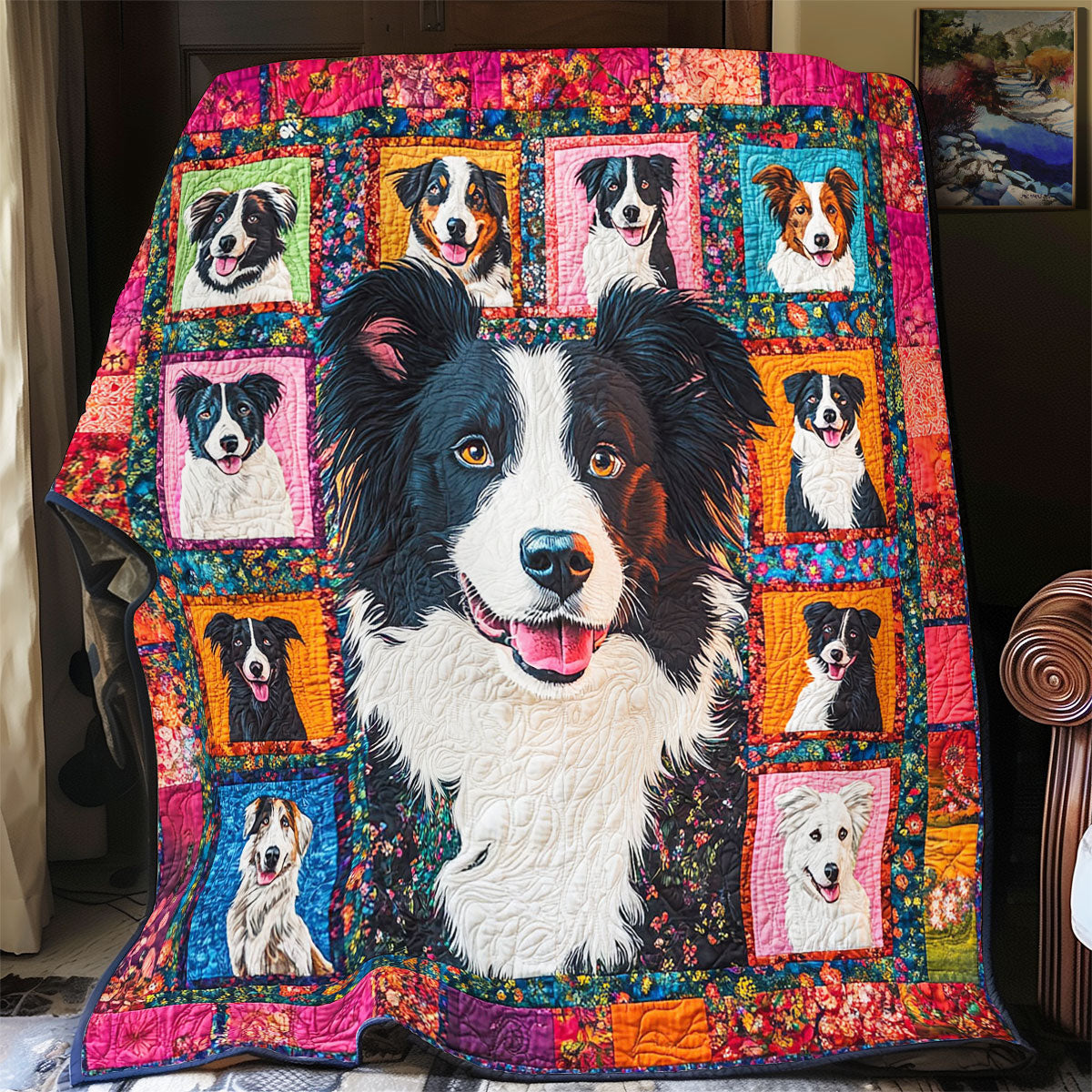 Border Collie WY1801053CL Quilt
