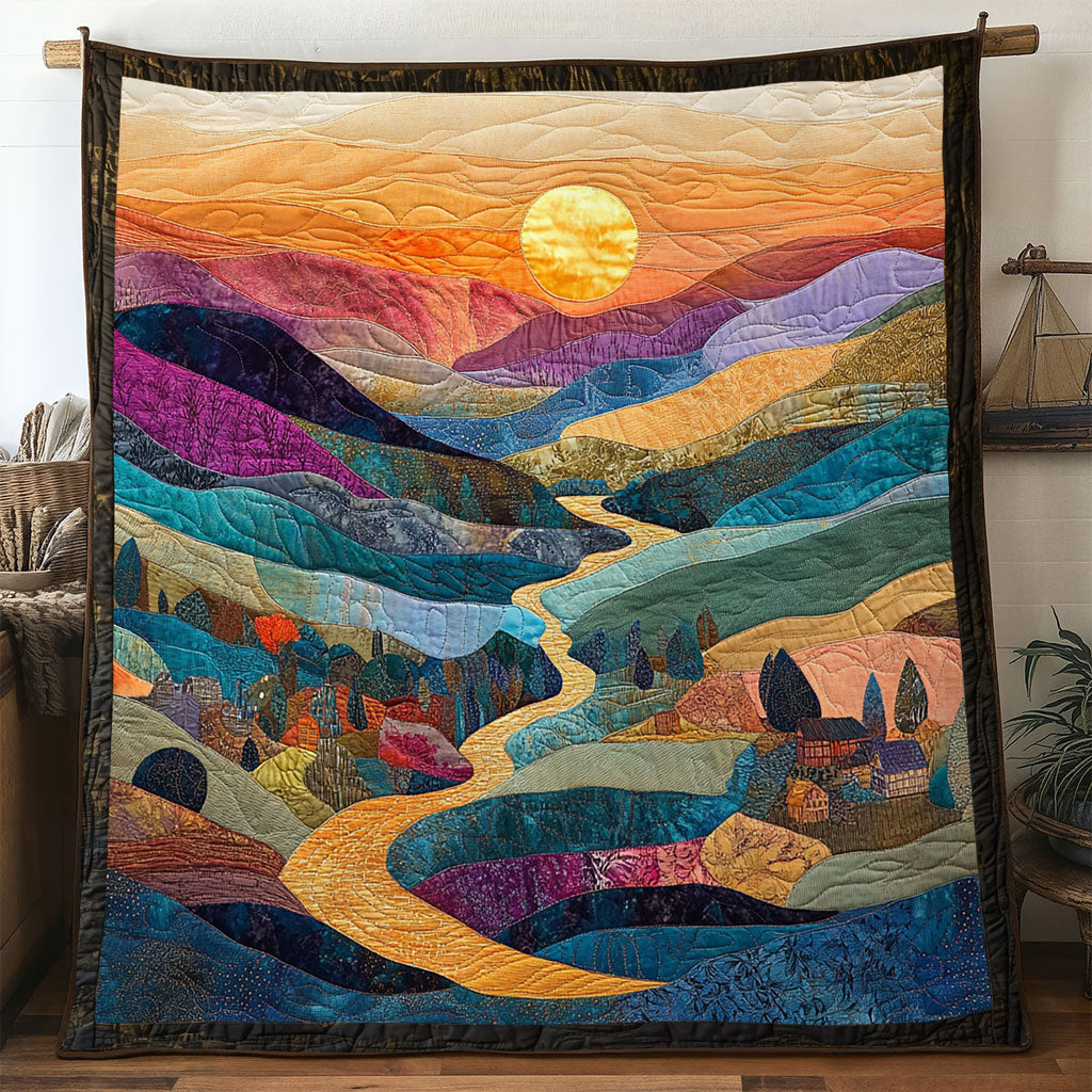 Whispering Mountain Ranges WN0501086CL Quilt