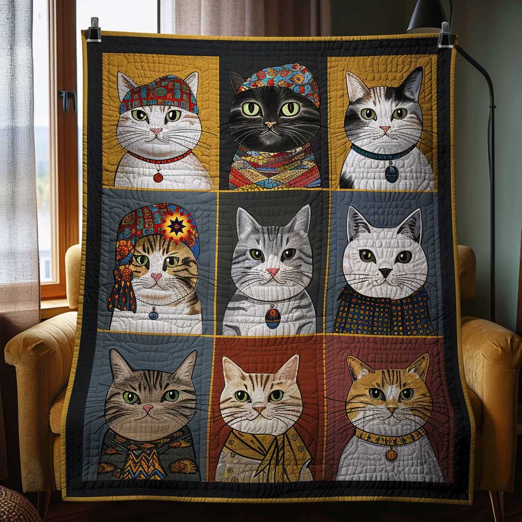 Style Patchwork Cat WP1610035CL Quilt