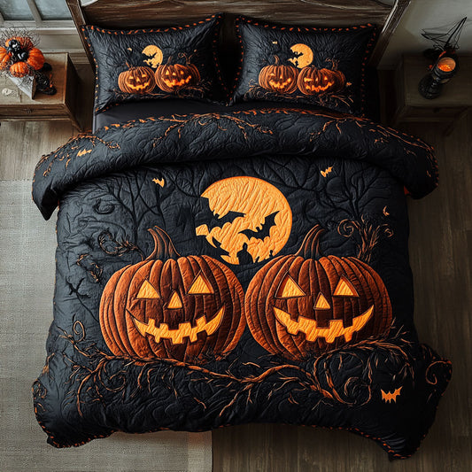 Laughing Pumpkin Pile WN0608015CL Duvet Cover Set