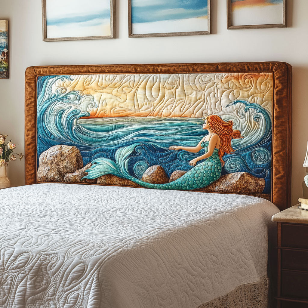 Coral Dreams CP0301004CL Quilted Headboard Slipcover