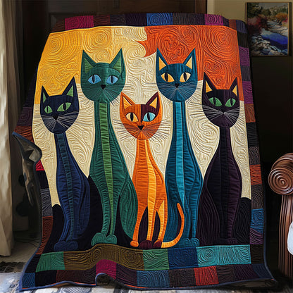 Bright Whiskers CP1111037CL Quilt