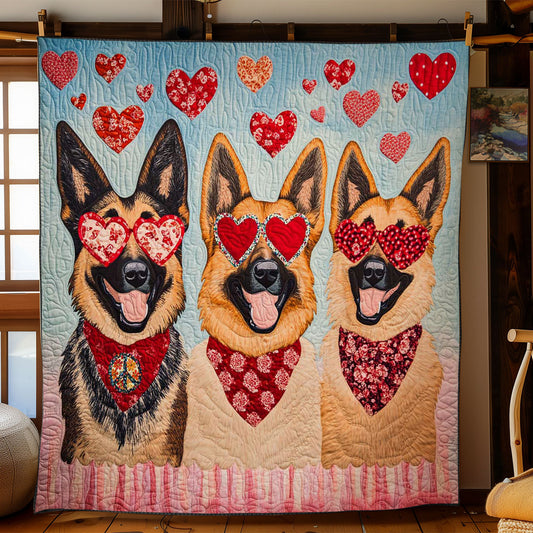 Valentine's Shepherd Trio WN2012019CL Quilt